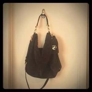 Nearly new MK suede shoulder/crossbody bag! ⭐️